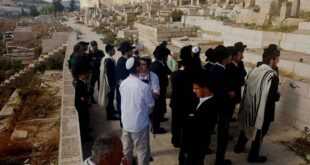 مستوطنون يقتحمون مقبرة باب الرحمة قرب المسجد الأقصى