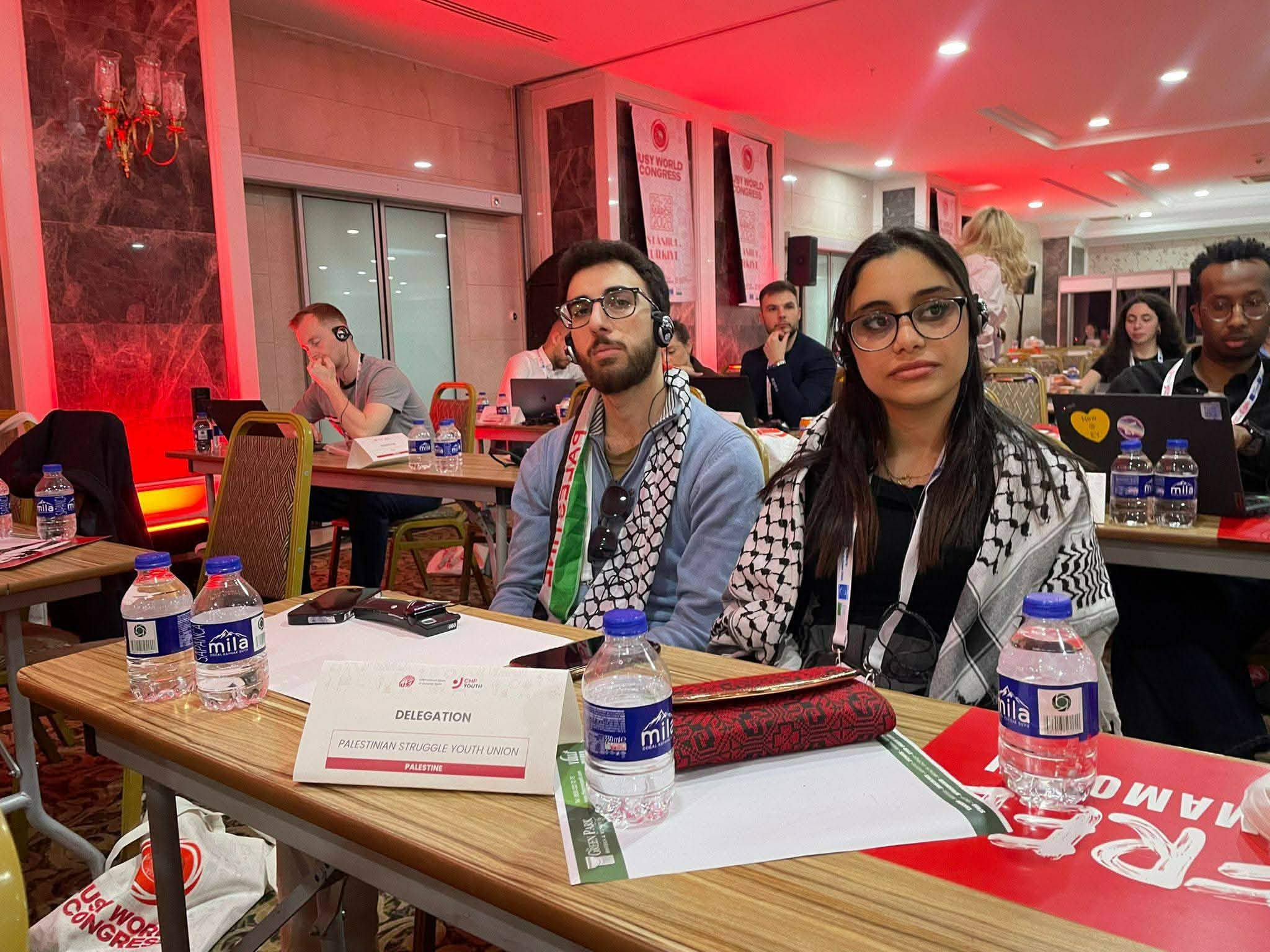 اتحاد شباب النضال يفوز بالعضوية الكاملة في الاتحاد العالمي للشباب الاشتراكي بمؤتمر اسطنبول