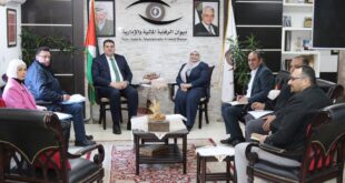 رئيس ديوان الرقابة السيدة أمل فرج تستقبل رئيس لجنة الاصلاح الوزارية الدائمة