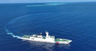 خفر السواحل الصيني يجري دورية في بحر الصين الجنوبي