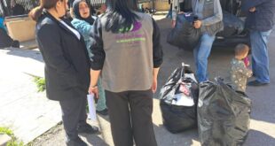 جمعية المواساة تنثر دفء العطاء وتوزّع الملابس على العائلات النازحة في مدرسة أنجليك صليبا في صيدا