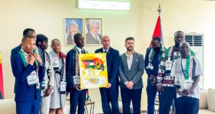 السفير شريف ملوح يُطلع مجموعة من ممثلي مؤسسات المجتمع المدني الأنغولية الشبابية على آخر المستجدات