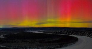 شفق قطبي مرصود في شمال شرقي الصين