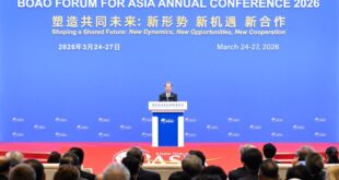 خلال منتدى بوآو .. كبير المشرعين الصينيين يدعو إلى الثبات على المسار والعمل المشترك لخلق مستقبل أفضل