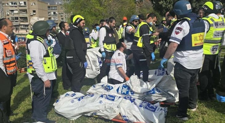 8 قتلى و27 مصاباً بقصف إيراني على إسرائيل