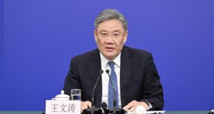 وزير التجارة الصيني وانغ ون تاو