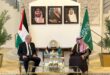 وفد فلسطيني برئاسة نائب الرئيس حسين الشيخ يلتقي وزير الخارجية السعودي الأمير فيصل بن فرحان