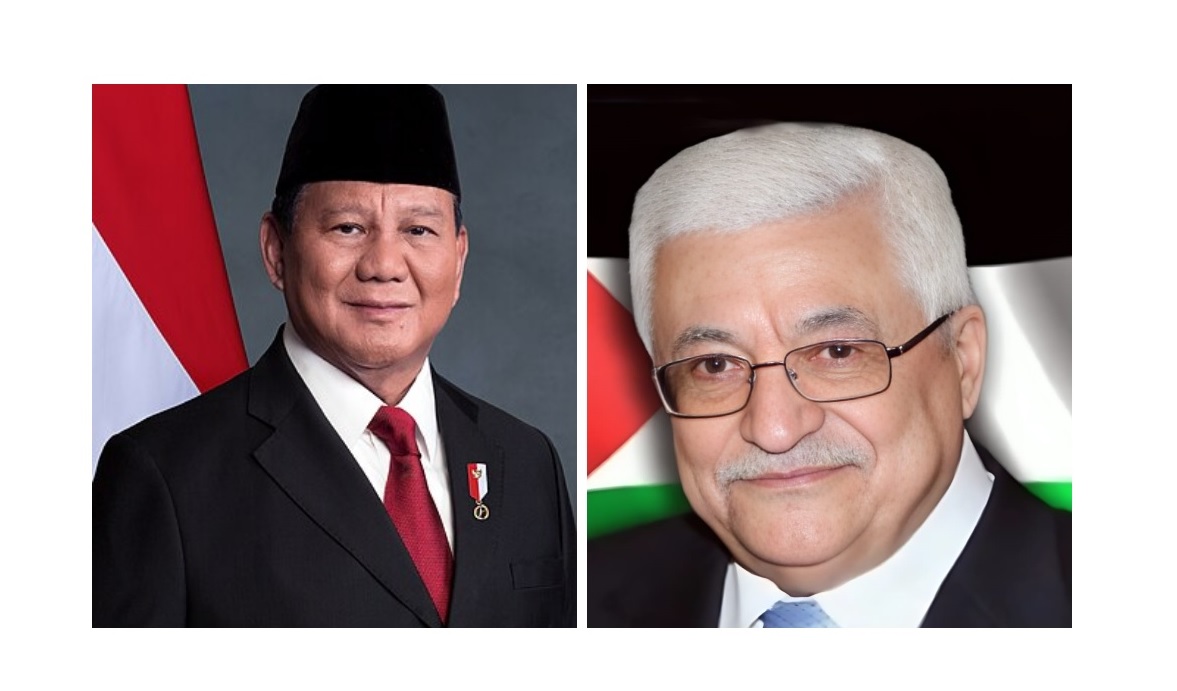 الرئيس محمود عباس يتلقى اتصالا هاتفيا من الرئيس الإندونيسي برابوا سوبيانتو