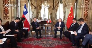 مبعوث صيني يحضر حفل تنصيب رئيس تشيلي