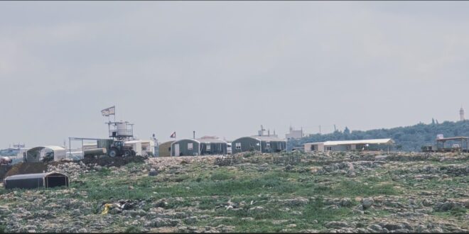 مستوطنون يخربون غرفة زراعية ويسيجون 500 دونم غرب سلفيت