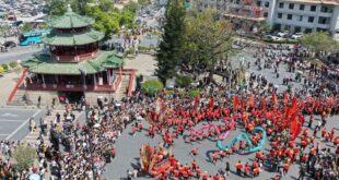 مهرجان معبد تشنغهوانغ في مدينة جييانغ بجنوبي الصين