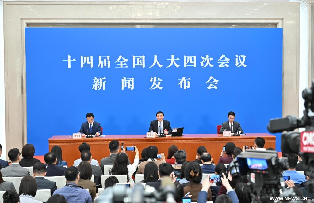 الهيئة التشريعية الوطنية الصينية تعقد مؤتمرا صحفيا قبيل افتتاح دورتها السنوية