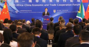 نائب الرئيس الصيني يدعو إلى تعميق التعاون الاقتصادي بين الصين وجنوب إفريقيا