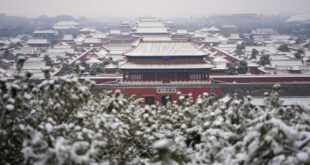 مناظر خلابة لمتحف القصر في بكين بعد تساقط الثلوج