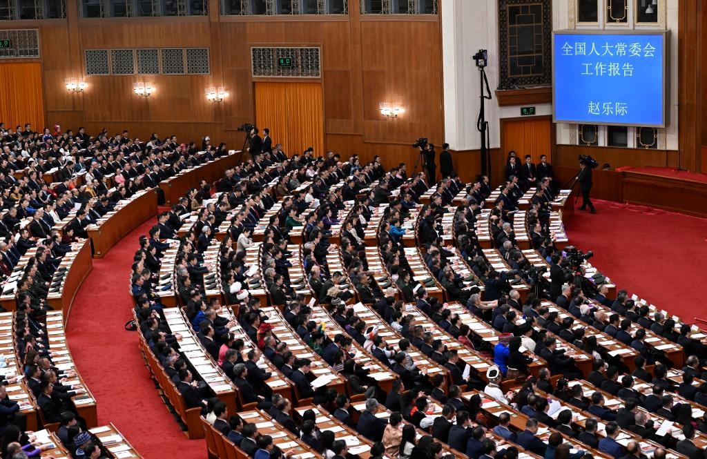 الهيئة التشريعية الوطنية الصينية تعقد الجلسة الكاملة الثانية لدورتها السنوية