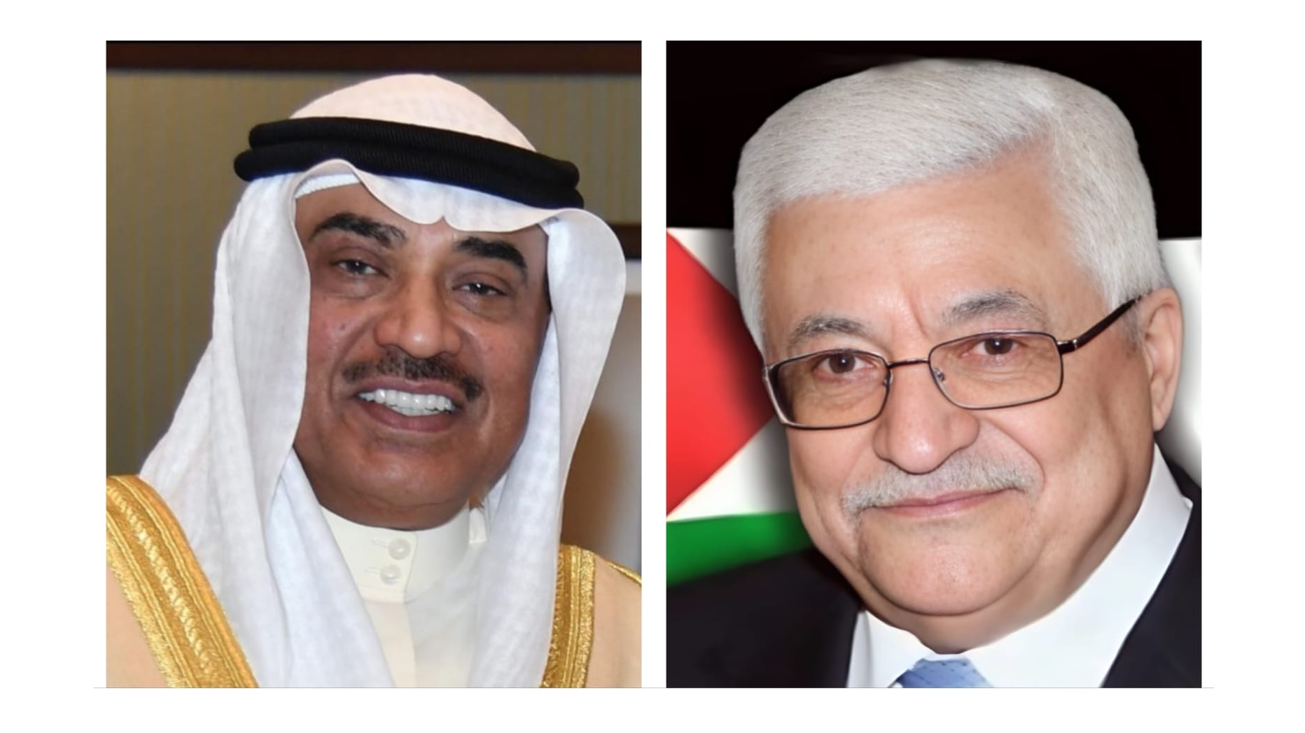 الرئيس محمود عباس يجري اتصالاً هاتفياً بولي عهد الكويت