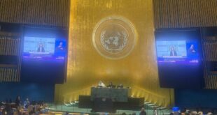 وزيرة شؤون المرأة منى الخليلي تلقي كلمة دولة فلسطين في الدورة السبعين للجنة وضع المرأة في الأمم المتحدة