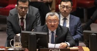 الصين تأسف لعدم اعتماد مشروع قرار بشأن الشرق الأوسط في مجلس الأمن الدولي