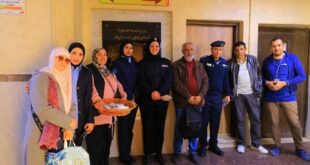 الشرطة المجتمعية تزور المرضى في المستشفى الوطني بنابلس