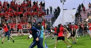 أحداث مؤسفة تؤجل انطلاق مباراة أولمبيك آسفي المغربي واتحاد العاصمة الجزائري