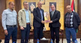 محافظ طولكرم اللواء د. عبد الله كميل يستقبل المدير الجديد لمديرية السياحة والآثار بطولكرم