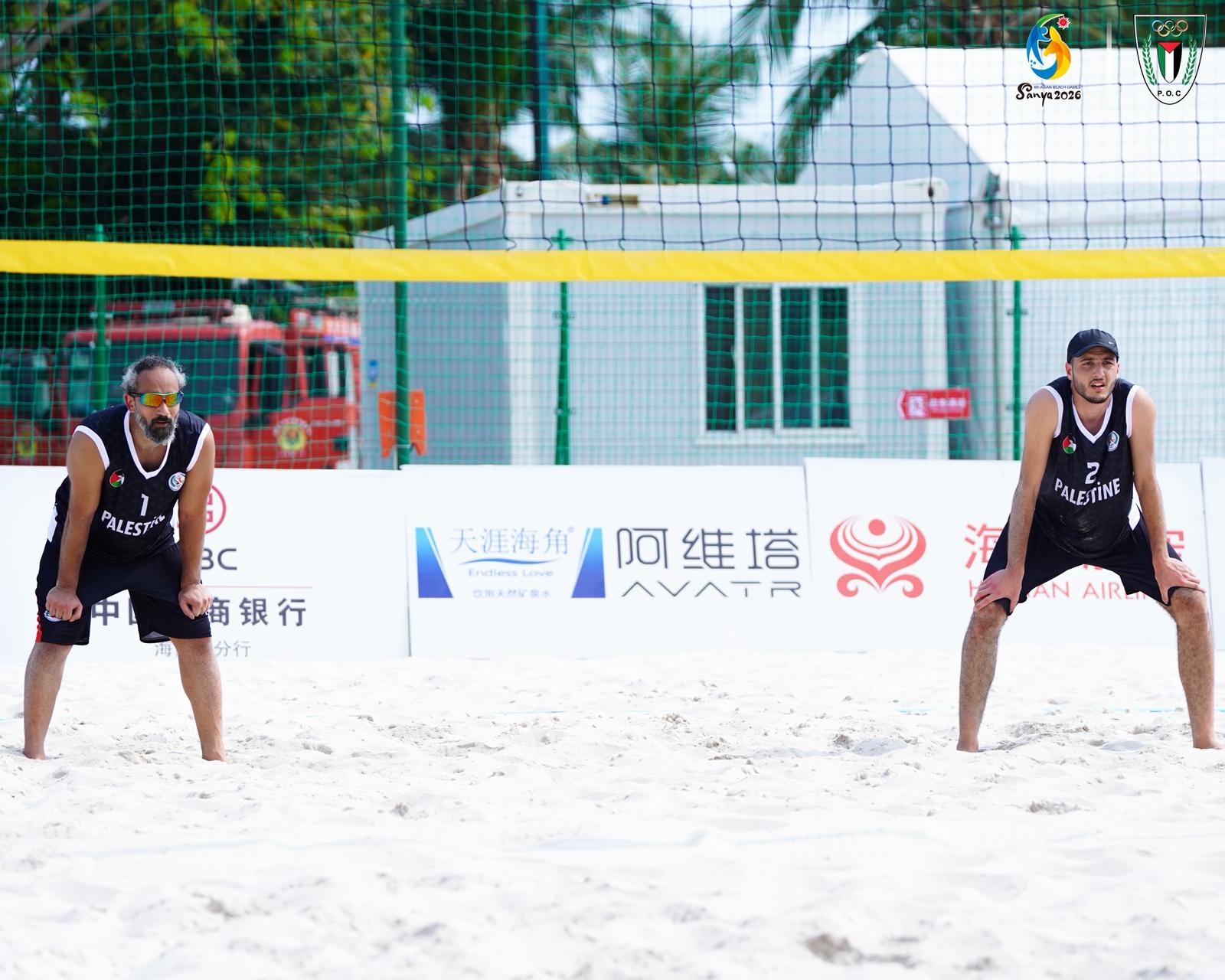 "فدائي الطائرة" يخسر لقائه الافتتاحي في دورة الألعاب الآسيوية الشاطئية أمام السعودية