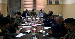 اللواء العبد إبراهيم خليل يترأس اجتماعاً أمنياً في الخليل بحضور مدير عام الشرطة وقادة المؤسسة الأمنية