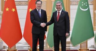 نائب رئيس مجلس الدولة: الصين مستعدة لتوسيع التعاون مع تركمانستان باستمرار