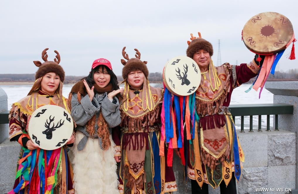 مشاهد من موقع مهرجان هانجيانغ في مقاطعة هيلونغجيانغ بشمال شرقي الصين