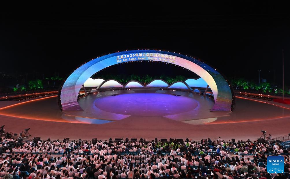 افتتاح دورة الألعاب الآسيوية الشاطئية السادسة في سانيا