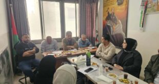 خلال اجتماع لفرع نابلس ، النضال الشعبي تدعو لوضع برامج طوارئ وطني بما يساهم بتعزيز صمود المواطنين وتثبيتهم على أراضيهم