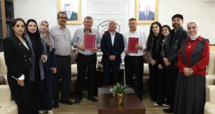 دائرة شؤون اللاجئين توقّع اتفاقية لإنشاء شبكة مياه داخلية في مخيم عين السلطان بتمويل من الصندوق العربي للإنماء الاقتصادي والاجتماعي – دولة الكويت