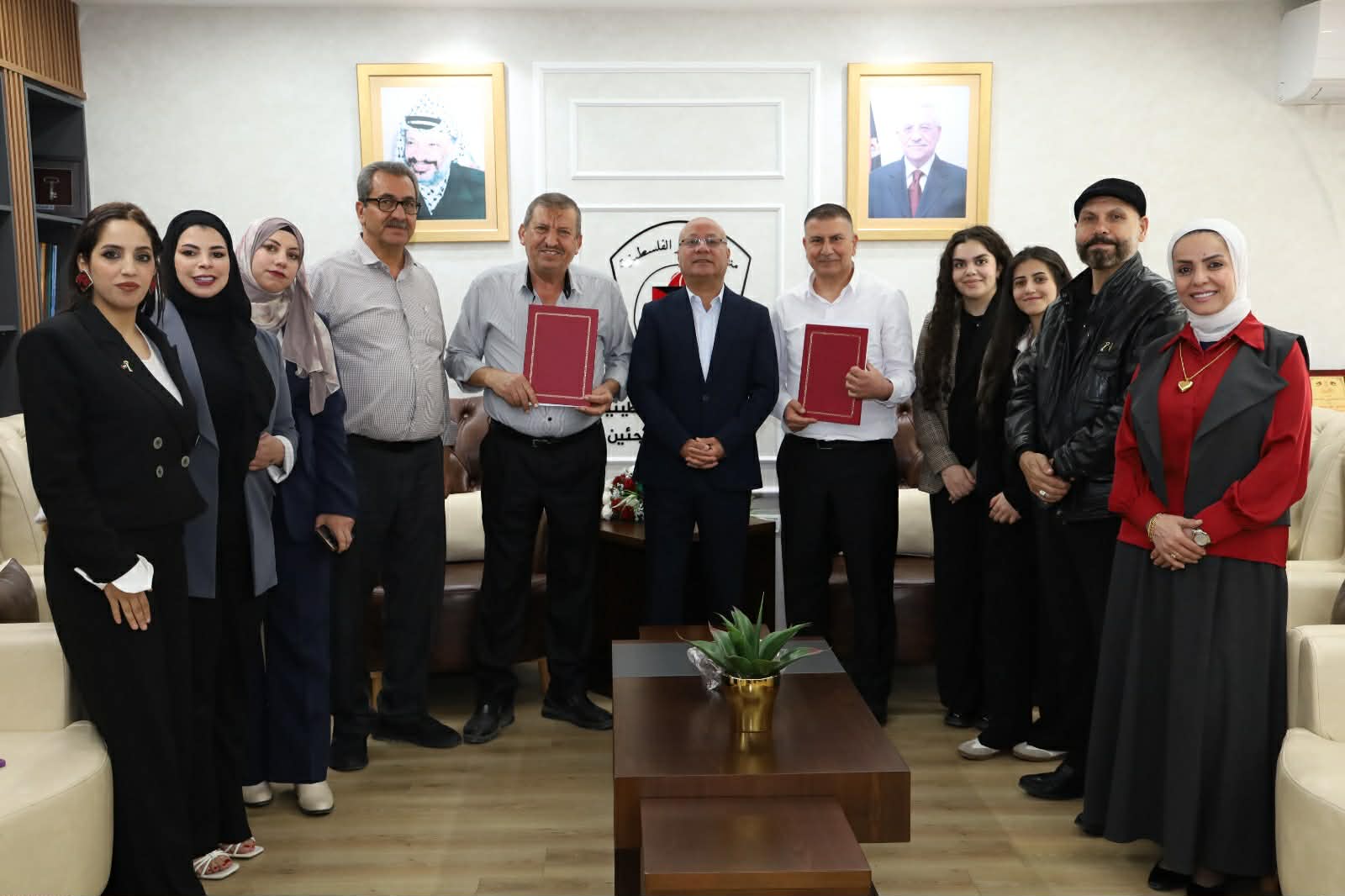 دائرة شؤون اللاجئين توقّع اتفاقية لإنشاء شبكة مياه داخلية في مخيم عين السلطان بتمويل من الصندوق العربي للإنماء الاقتصادي والاجتماعي – دولة الكويت