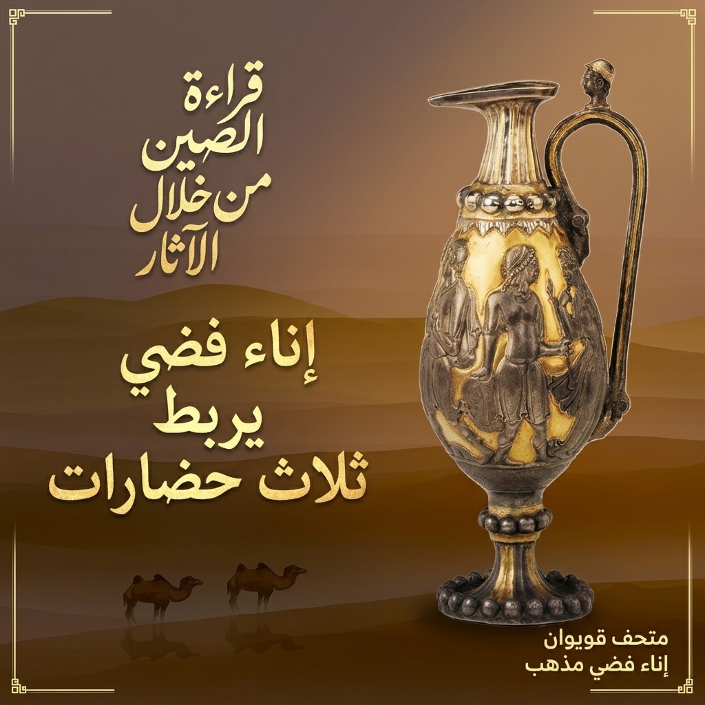 قراءة الصين من خلال الآثار | إناء فضي يربط ثلاث حضارات