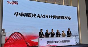 تشغيل أكبر مجموعة للحوسبة العلمية الذكية في وسط الصين