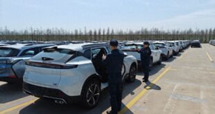 مركبات الطاقة الجديدة تدفع زيادة صادرات السيارات في شانغهاي خلال الربع الأول