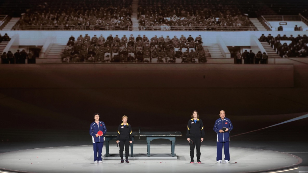 الصين تنظم أنشطة بمناسبة الذكرى الـ55 لدبلوماسية البينغ بونغ بين الصين والولايات المتحدة