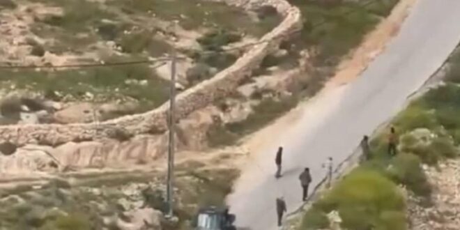 مستوطنون يقتحمون خلايل اللوز جنوب شرق بيت لحم