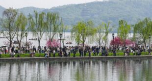 مناظر ربيعية في مدينة هانغتشو بشرقي الصين