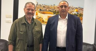 مدير عام جهاز الأمن الوقائي يستقبل السيد ياسر عباس ممثل سيادة الرئيس