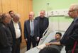 رئيس الوزراء يعود جرحى قرية المغير في المستشفى الاستشاري