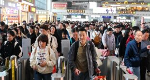 الصين تسجل أكثر من 845 مليون رحلة ركاب خلال عطلة عيد "تشينغمينغ"