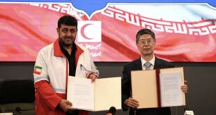 السفير الصيني في طهران: الصين تعتزم التبرع بـ 58 طنا من المساعدات الإنسانية لإيران