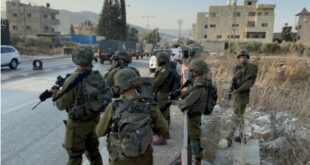 قوات الاحتلال تقتحم بيت فوريك وروجيب شرق نابلس