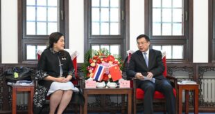 رئيس ((شينخوا)) يلتقي المديرة العامة لإدارة العلاقات العامة في تايلاند