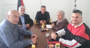 تجسيداً للعلاقات التاريخية : نقابة الغزل والنسيج تبحث آفاق الشراكة مع اتحاد الصناعات الفلسطينية