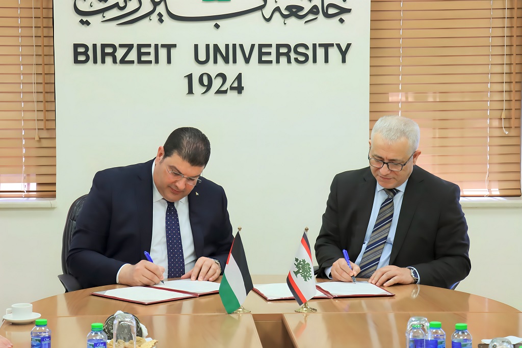 وزارة النقل توقّع مذكرة تفاهم مع جامعة بيرزيت لتعزيز التعاون في مجالات النقل والسلامة المرورية