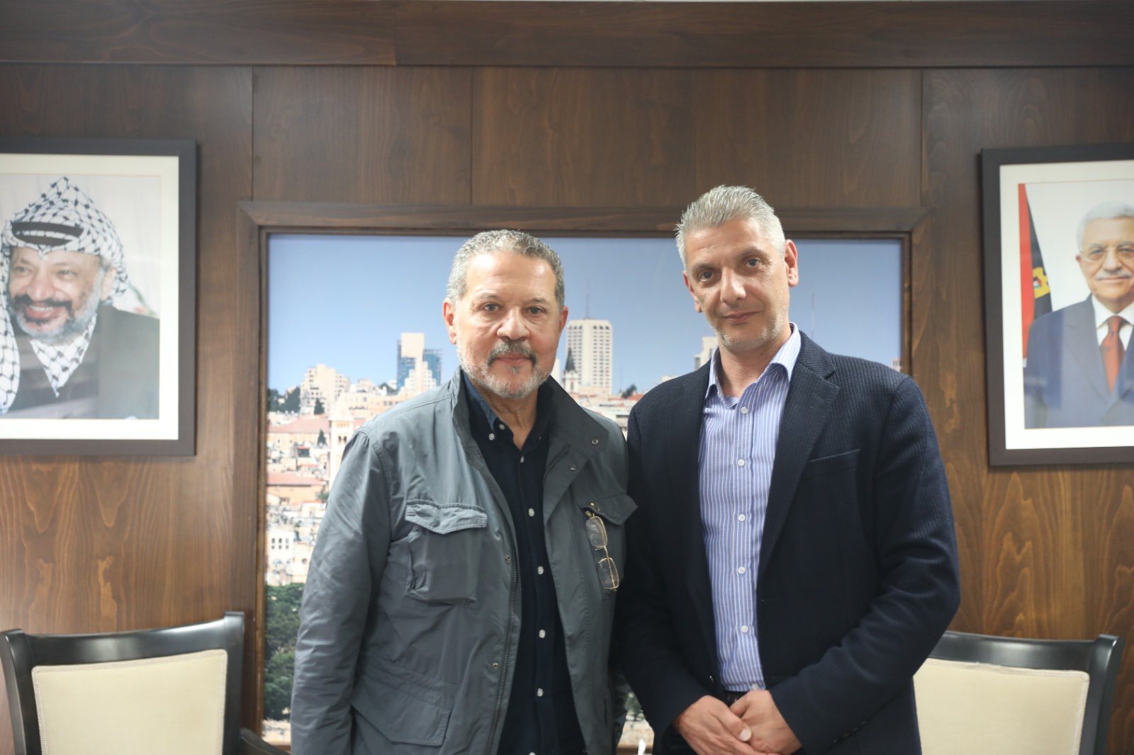 رئيس هيئة شؤون الأسرى والمحررين يستقبل السيد ياسر عباس ممثل فخامة الرئيس