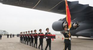 الصين وكوريا الجنوبية تقيمان مراسم لتسليم رفات شهداء صينيين في الحرب الكورية