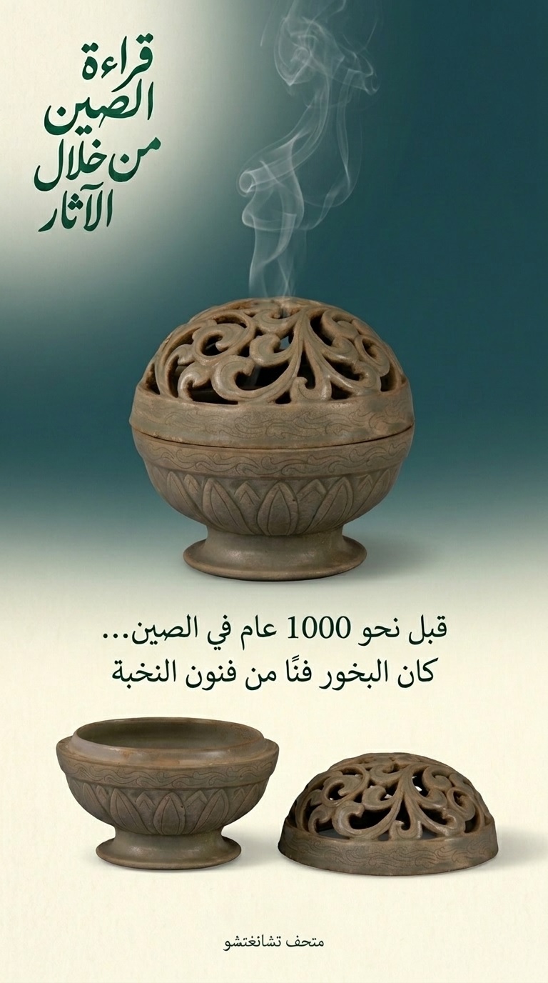 قراءة الصين من خلال الآثار | قبل نحو 1000 عام في الصين.. كان البخور فنا من فنون النخبة